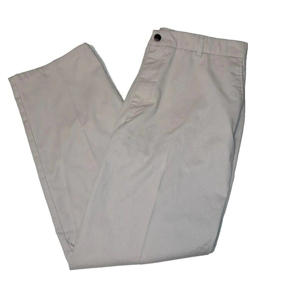 Saint John's Bay Men's Beige Worry Free Pant Classic Fit 38x31